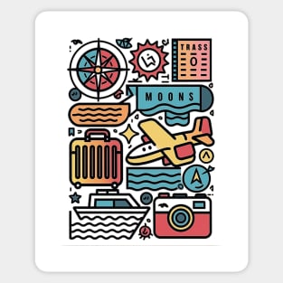 TRAVEL AND TOURISM Sticker